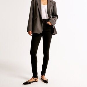 Abercrombie and Fitch Black Simone High Rise Super Skinny Denim Jeans